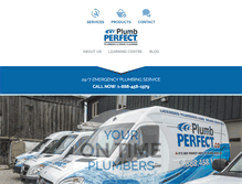 Tablet Screenshot of plumbperfect.ca
